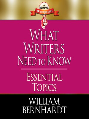 cover image of What Writers Need to Know